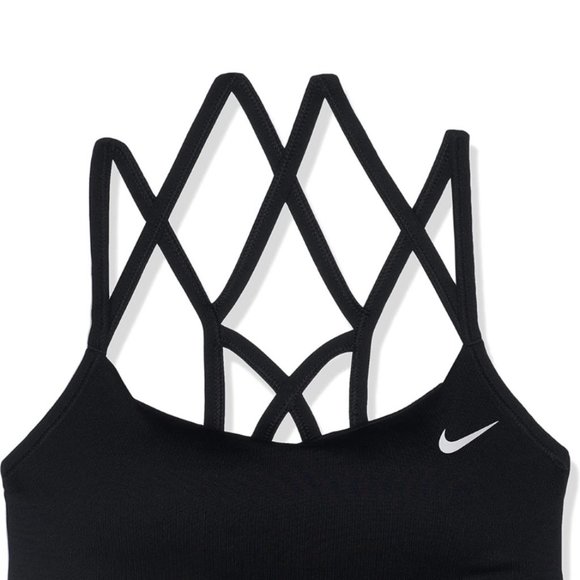 Nike Other - EUC Nike Women's Favorites Strappy Light Support Sports Bra Black Size XS DriFit
